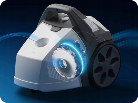 Odkurzacz Workowy 900W Cichy 68Db 11M Filtr Hepa 4L Dynamic+ Smapp 608.2