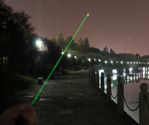 Profesjonalny Zielony Wskaźnik Laserowy Z Kluczykiem, 500M Zasięgu