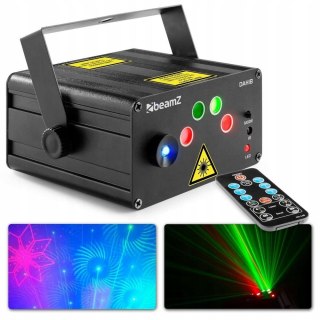 Projektor Laserowy Beamz Nanowave - Czerwony/Zielony Z Pilotem Led