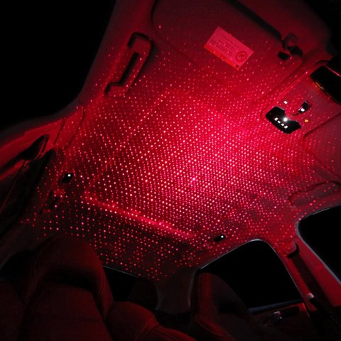 Projektor Laserowy Z Efektem Disco Do Samochodu Auta Czerwony Pokaz Świateł