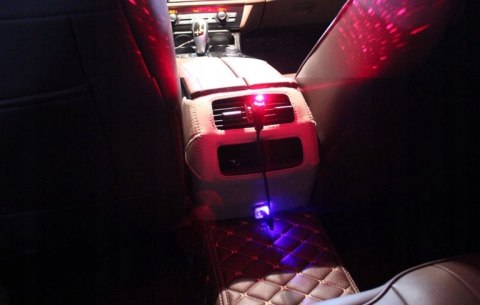 Projektor Laserowy Z Efektem Disco Do Samochodu Auta Czerwony Pokaz Świateł