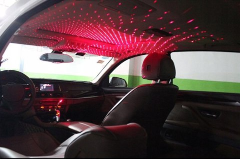 Projektor Laserowy Z Efektem Disco Do Samochodu Auta Czerwony Pokaz Świateł