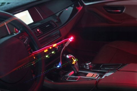 Projektor Laserowy Z Efektem Disco Do Samochodu Auta Czerwony Pokaz Świateł
