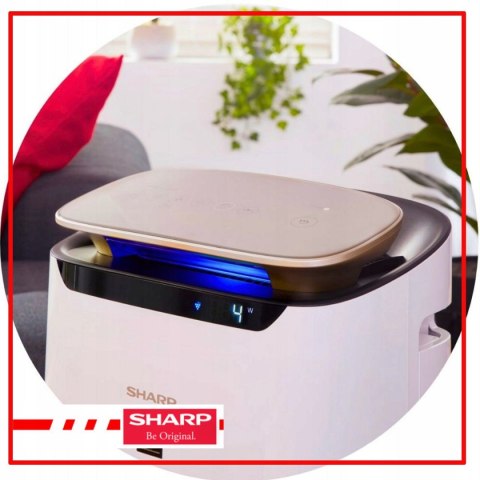 Sharp Oczyszczacz Powietrza Hepa Jonizacja Dla Alergików Cichy 48M² 396M³/H