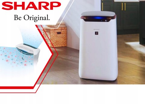 Sharp Oczyszczacz Powietrza Hepa Jonizacja Dla Alergików Cichy 48M² 396M³/H