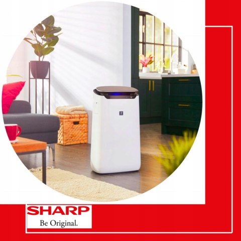 Sharp Oczyszczacz Powietrza Hepa Jonizacja Dla Alergików Cichy 48M² 396M³/H