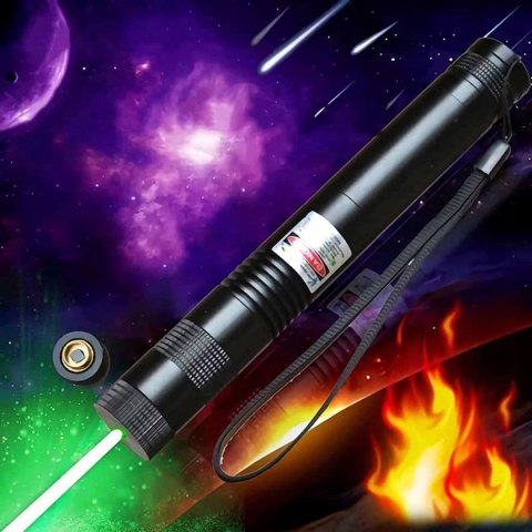 Ultra Mocny Zielony Laser 90000W Wskaźnik Laserowy Akumulator Ładowarka 4W1
