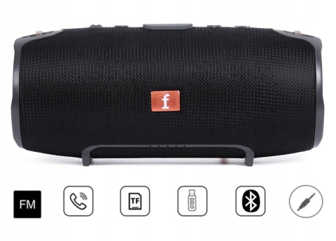 BEZPRZEWODOWY MOCNY BOOMBOX BLUETOOTH 4.1 RADIO FM USB/SD 2200MAH POWERBANK