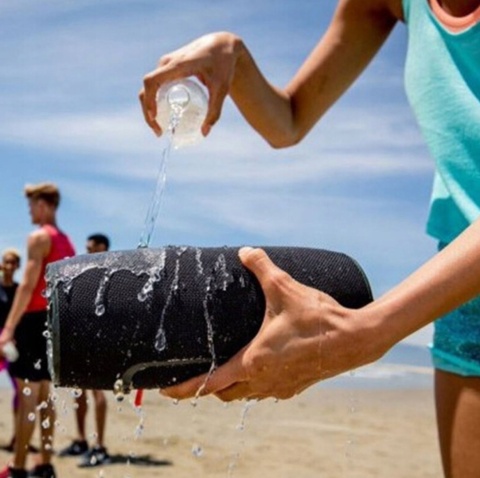 BEZPRZEWODOWY MOCNY BOOMBOX BLUETOOTH 4.1 RADIO FM USB/SD 2200MAH POWERBANK