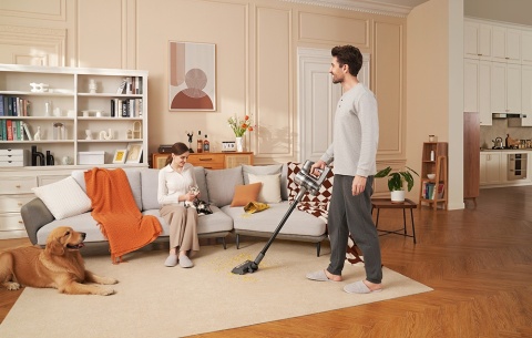 BEZPRZEWODOWY RĘCZNY ODKURZACZ PIONOWY DREAME R20 BEZWORKOWY 27000PA MOCNY