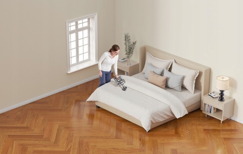 BEZPRZEWODOWY RĘCZNY ODKURZACZ PIONOWY DREAME R20 BEZWORKOWY 27000PA MOCNY