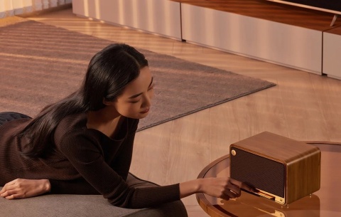 EDIFIER GŁOŚNIK BLUETOOTH 5.3 STYL RETRO DREWNO 60W HI-RES AUX MULTIROOM