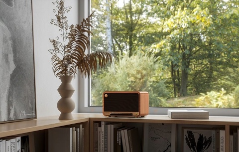 EDIFIER GŁOŚNIK BLUETOOTH 5.3 STYL RETRO DREWNO 60W HI-RES AUX MULTIROOM