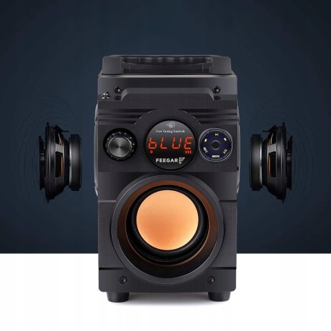 FEEGAR SHOWJET GŁOŚNIK PRZENOŚNY 30W BLUETOOTH KARAOKE 4000MAH 3-KANAŁOWY