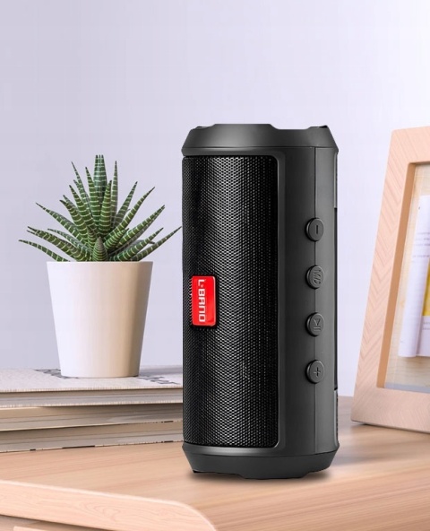 GŁOŚNIK BEZPRZEWODOWY BOOMBOX BLUETOOTH 5.0 MP3/FM USB 3W 5H 1200MAH CZARNY