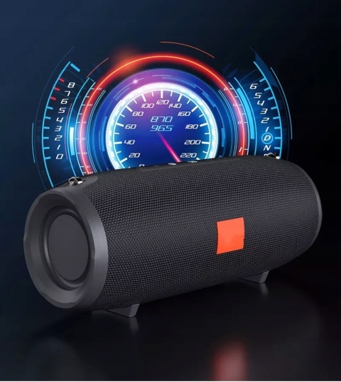 GŁOŚNIK CHARGE MOCNY BASS 40W BLUETOOTH FM POWERBANK 3600MAH 15H PRACY IPX7