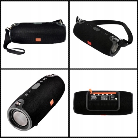 GŁOŚNIK CHARGE MOCNY BASS 40W BLUETOOTH FM POWERBANK 3600MAH 15H PRACY IPX7