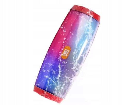 GŁOŚNIK PRZENOŚNY BLUETOOTH INTELIGENTNY RGB LED 2X5W USB/TF/FM CZARNY