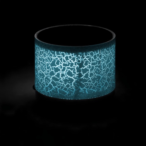 GŁOŚNIK PRZENOŚNY BLUETOOTH LED MP3/MICROSD 3W NIEBIESKI Z PODŚWIETLENIEM