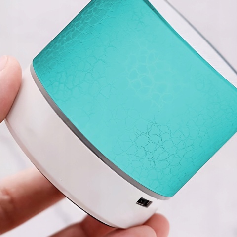 GŁOŚNIK PRZENOŚNY BLUETOOTH LED MP3/MICROSD 3W NIEBIESKI Z PODŚWIETLENIEM