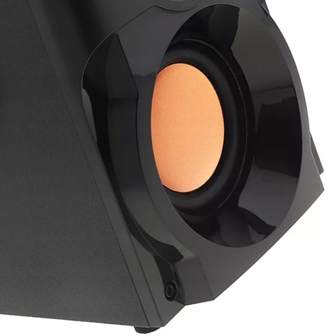 GŁOŚNIK PRZENOŚNY BOOMBOX 10W BLUETOOTH FM USB AUX MP3 KARAOKE + PILOT