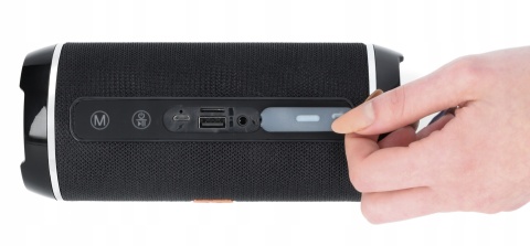GŁOŚNIK PRZENOŚNY XTECH BLUETOOTH 5.1 USB/SD/FM AUX, ODPORNY NA ZACHLAPANIA