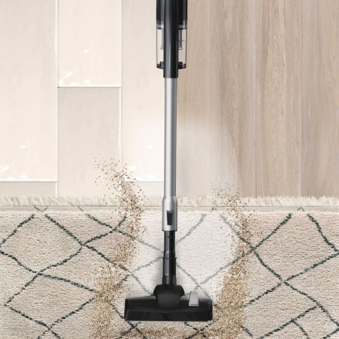 MOCNY ODKURZACZ PIONOWY RĘCZNY CYKLONOWY BEZWORKOWY 600W 14 KPA 5M KABEL