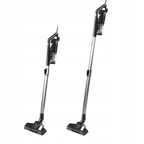 MOCNY ODKURZACZ PIONOWY RĘCZNY CYKLONOWY BEZWORKOWY 600W 14 KPA 5M KABEL