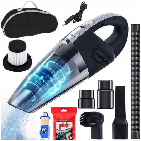 ODKURZACZ BEZPRZEWODOWY SAMOCHODOWY RĘCZNY MOCNY AKUMULATOROWY HEPA 7w1