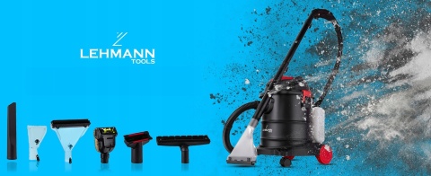 ODKURZACZ PIORĄCY DO DYWANÓW TAPICERKI LEHMANN DO PRANIA WĄSKA SSAWKA