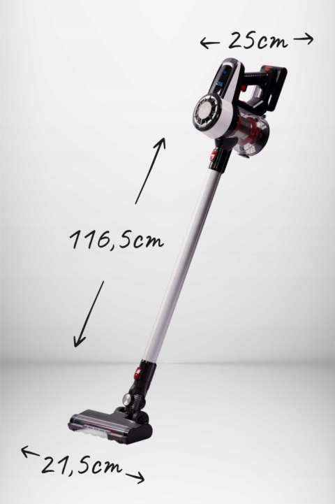 Odkurzacz Pionowy Bezprzewodowy Ręczny Bezworkowy 2w1 ELEKTROSZCZOTKA HEPA