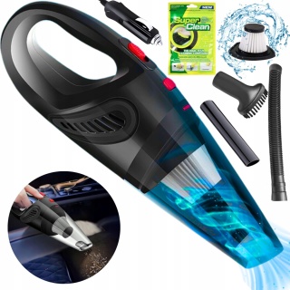 Odkurzacz Samochodowy BEZWORKOWY CYKLONOWY Ręczny Hepa Do Auta Domu+GRATIS