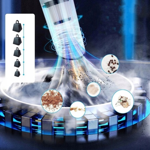 Odkurzacz Samochodowy BEZWORKOWY CYKLONOWY Ręczny Hepa Do Auta Domu+GRATIS