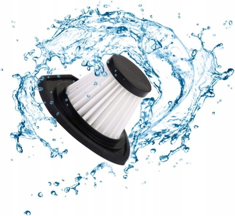 Odkurzacz Samochodowy BEZWORKOWY CYKLONOWY Ręczny Hepa Do Auta Domu+GRATIS