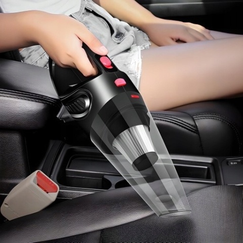 Odkurzacz Samochodowy BEZWORKOWY CYKLONOWY Ręczny Hepa Do Auta Domu+GRATIS