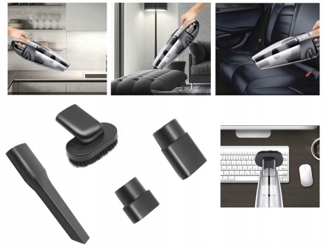 Odkurzacz Samochodowy Bezprzewodowy Ręczny Mocny