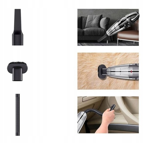 Odkurzacz Samochodowy Bezprzewodowy Ręczny Mocny