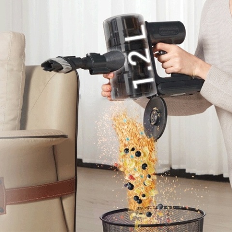 PROSCENIC P12 Odkurzacz pionowy bezprzewodowy 2w1 400W 1,2L SZCZOTKA LED