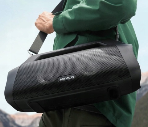 PRZENOŚNY GŁOŚNIK ANKER MOTION BOOM PLUS PRO 80W IP67 BASSUP 13400MAH 20H