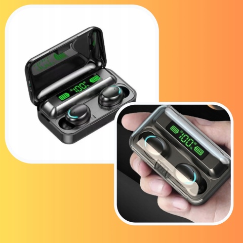 PRZENOŚNY GŁOŚNIK BLUETOOTH 5.1 RGB 5W OKRĄGŁY CZARNY USB-C KOLOROWE LEDY