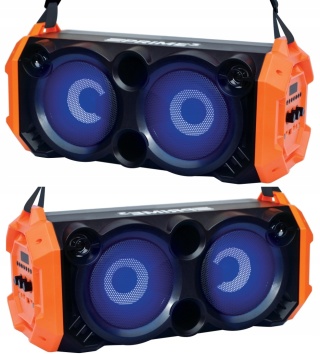 PRZENOŚNY GŁOŚNIK PRIME3 BLUETOOTH KARAOKE 100W USB/SD FM LED BASS REFLEX