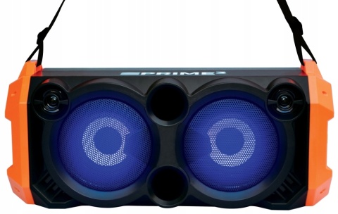 PRZENOŚNY GŁOŚNIK PRIME3 BLUETOOTH KARAOKE 100W USB/SD FM LED BASS REFLEX