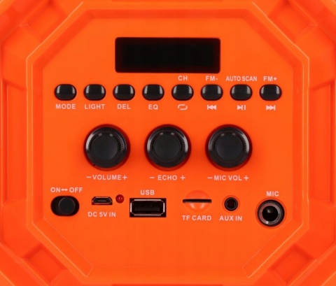 PRZENOŚNY GŁOŚNIK PRIME3 BLUETOOTH KARAOKE 100W USB/SD FM LED BASS REFLEX