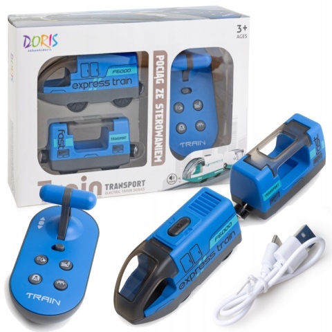ZDALNIE STEROWANA KOLEJKA ELEKTRYCZNA Z DŹWIĘKAMI, KOMPATYBILNA Z DORIS