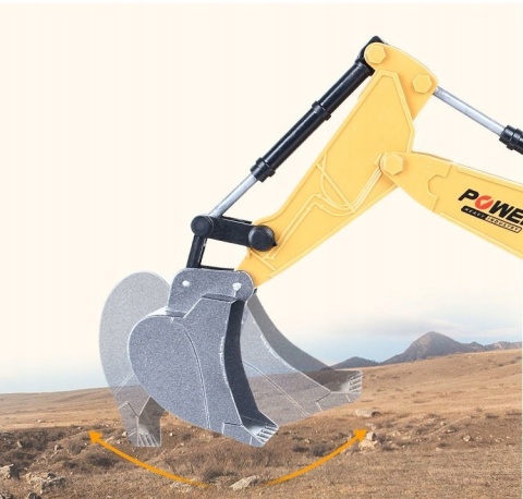 ZDALNIE STEROWANA KOPARKA-SPYCHACZ RC Z EFEKTAMI ŚWIETLNYMI I DŹWIĘKOWYMI