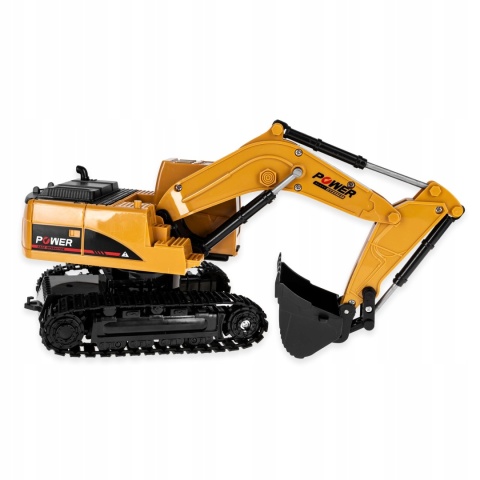 ZDALNIE STEROWANA KOPARKA-SPYCHACZ RC Z EFEKTAMI ŚWIETLNYMI I DŹWIĘKOWYMI