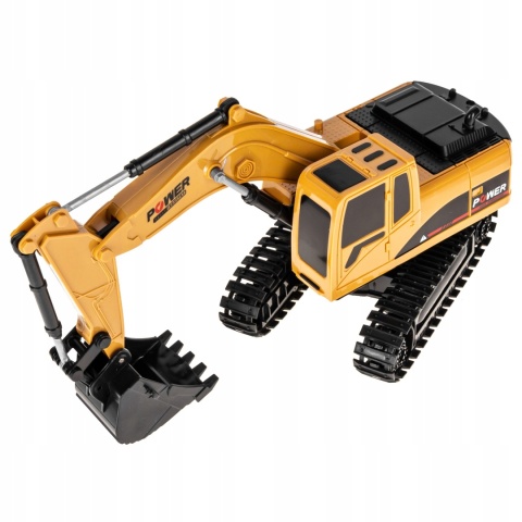 ZDALNIE STEROWANA KOPARKA-SPYCHACZ RC Z EFEKTAMI ŚWIETLNYMI I DŹWIĘKOWYMI