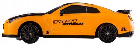 ZDALNIE STEROWANE AUTO DRIFT 4X4, NISSAN GT-R, PILOT 2.4GHZ, AKUMULATOR