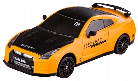 ZDALNIE STEROWANE AUTO DRIFT 4X4, NISSAN GT-R, PILOT 2.4GHZ, AKUMULATOR