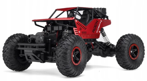 ZDALNIE STEROWANE AUTO TERENOWE 4X4 1:16 METALOWA KAROSERIA AMORTYZATORY